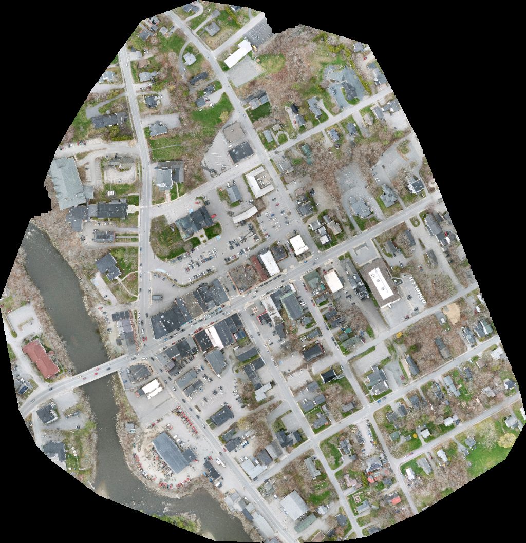 Drone map of Trust Insurance Agency ME John Edward s Market Inc Aerial drone map in Ellsworth, Me, US