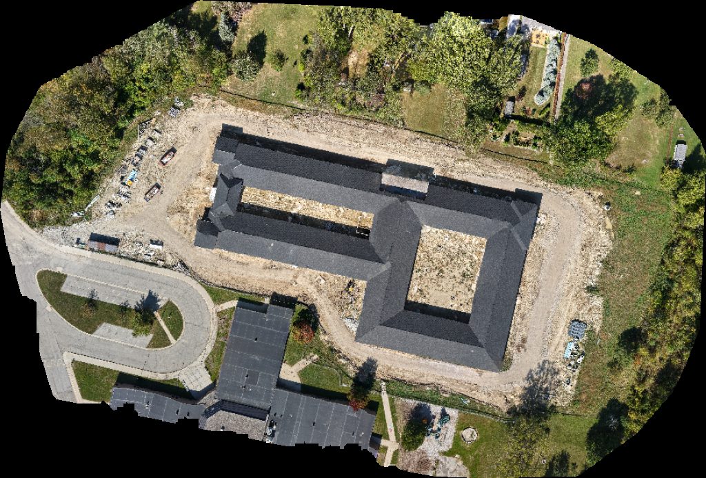 Drone map of Gearing Elementary School Camberwell Apartments in st clair Aerial drone map in Saint Clair, Mi, US