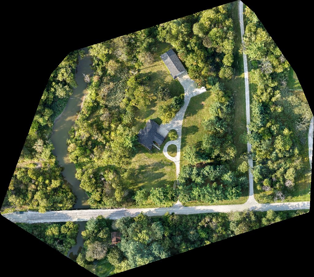 Drone map of St township state game area Camp Otsiketa in st clair Aerial drone map in Saint Clair, Mi, US