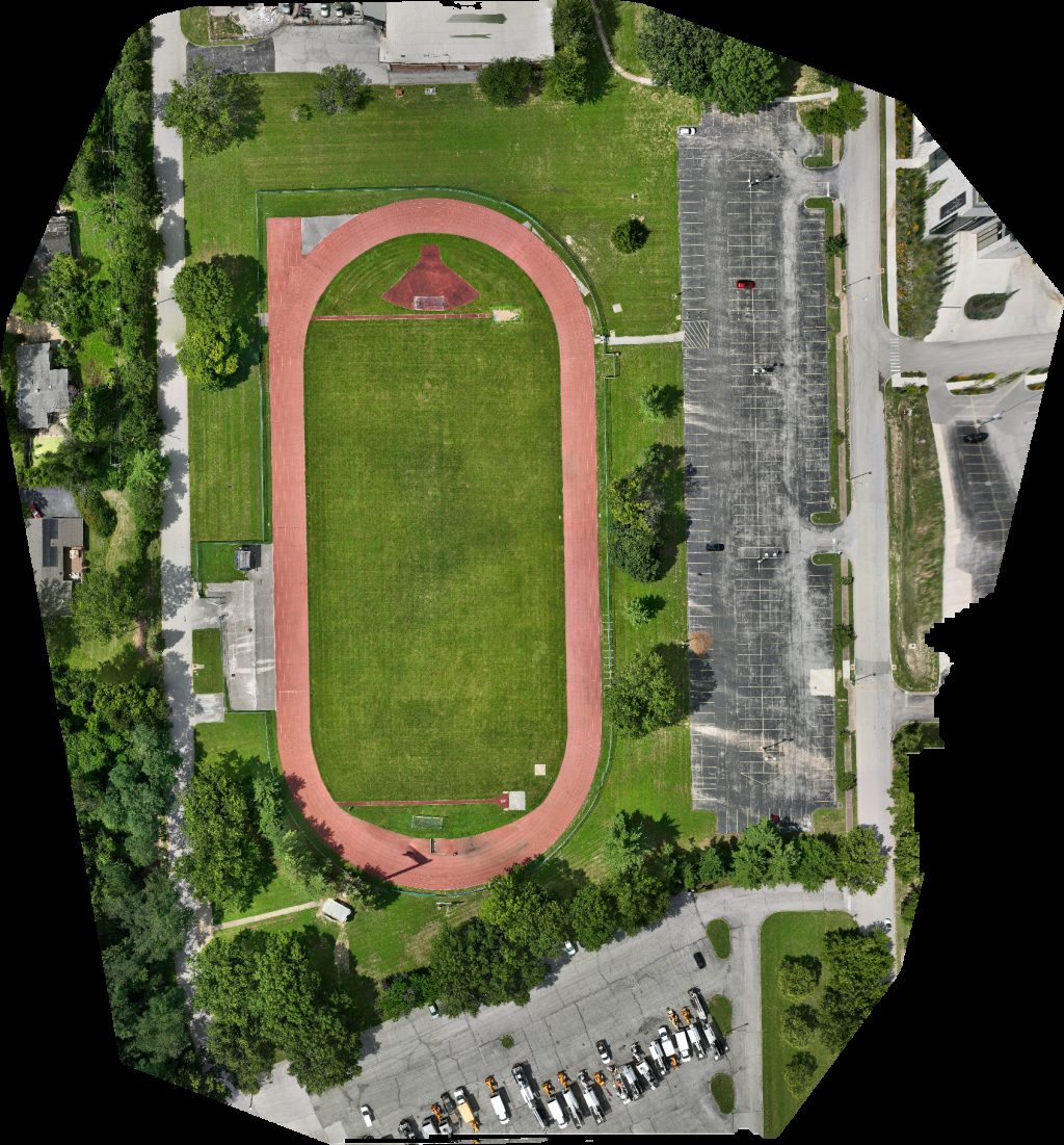 Thumbnail preview for Drone Map of Track Soccer Field Stlcc Florissant Valley Campus Police in Ferguson, Missouri, United States