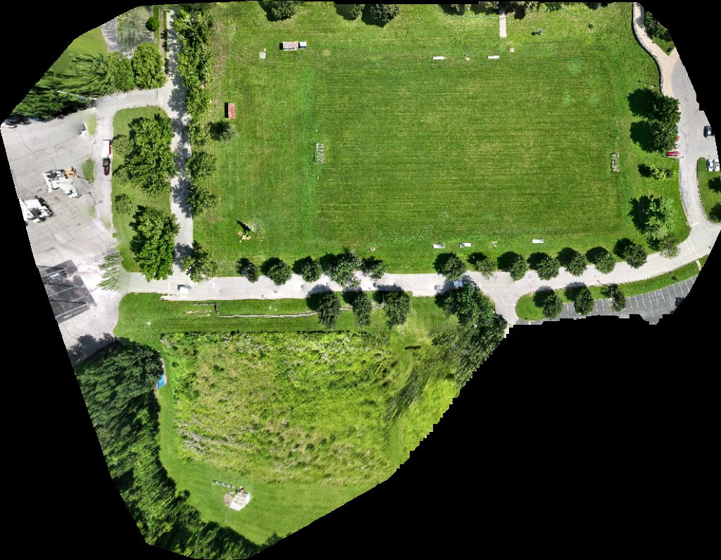 Thumbnail preview for Drone Map of Soccer Field Tennis Courts in Ferguson, Missouri, United States