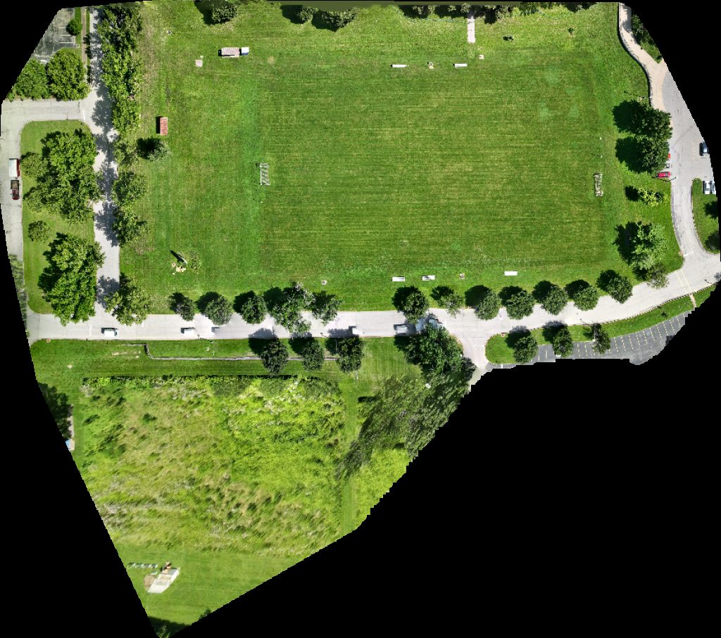 Thumbnail preview for Drone Map of Soccer Field Tennis Courts in Ferguson, Missouri, United States
