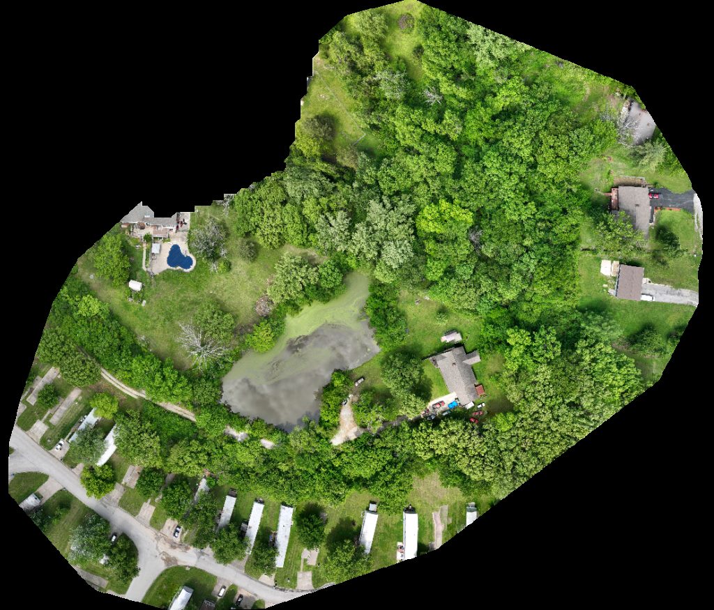 Drone map of Green Works Outdoor Solutions LLC Public Water Supply District 12 in festus fuel Aerial drone map in Festus, Mo, US