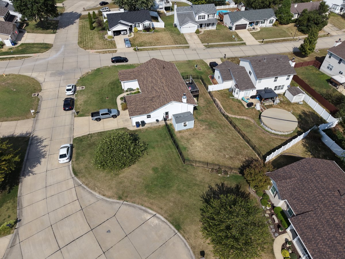 Drone 3d model of Scotts marketing Jessica Humphries RD Dietitian Nutritionist in lakeview farms Aerial drone 3d model in Saint Charles, Mo, US