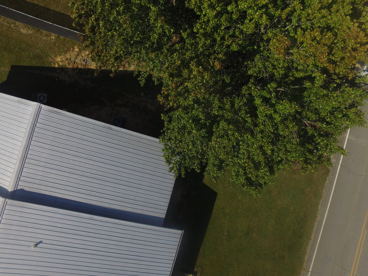 Drone 3d model of Fitness Factory Hometown Pizza in ace hardware Aerial drone 3d model in Belmont, Ms, US