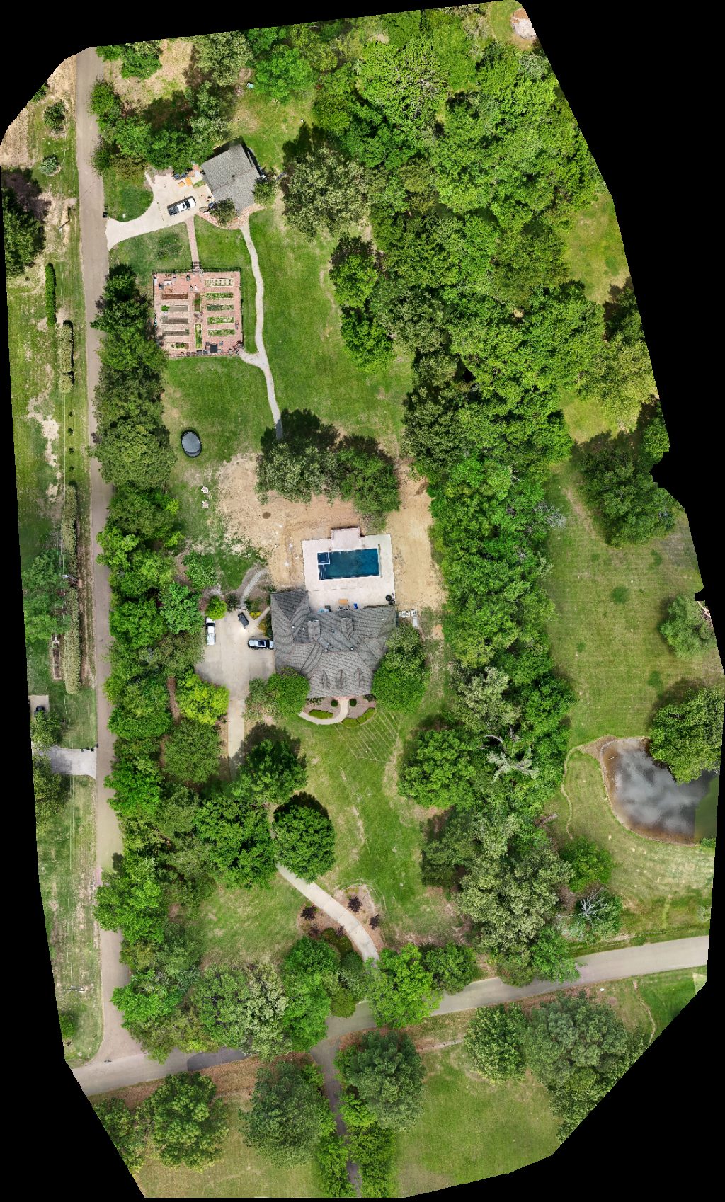 Drone map of Robin Harrigill Real Estate LLC Evans Gutter Co Aerial drone map in Madison, Ms, US