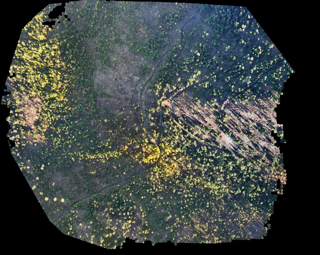 Drone map of BPA Substation Bear Valley CC RV Park in libby dam Aerial drone map in Libby, Mt, US