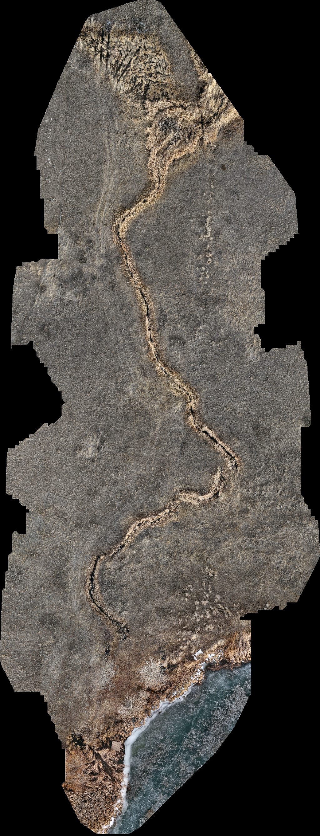 Drone map of Montana Mountain Lodge Retreat Rising Son Outfitters in secluded livingston retreat Aerial drone map in Park County, Mt, US