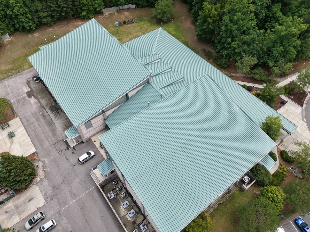 Drone 3d model of Bond Park Community Center Maury O Dell Place at in bond park Aerial drone 3d model in Cary, Nc, US
