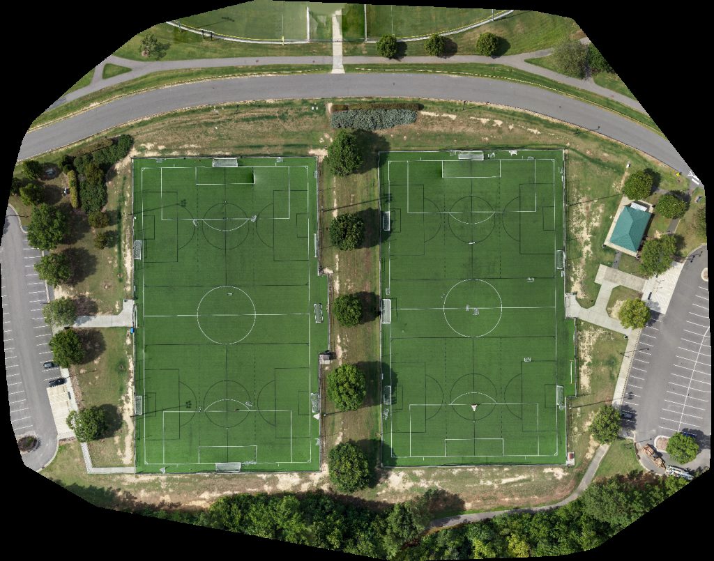 Thumbnail preview for Drone Map of Soccer Field 2 1 in Cary, North Carolina, United States