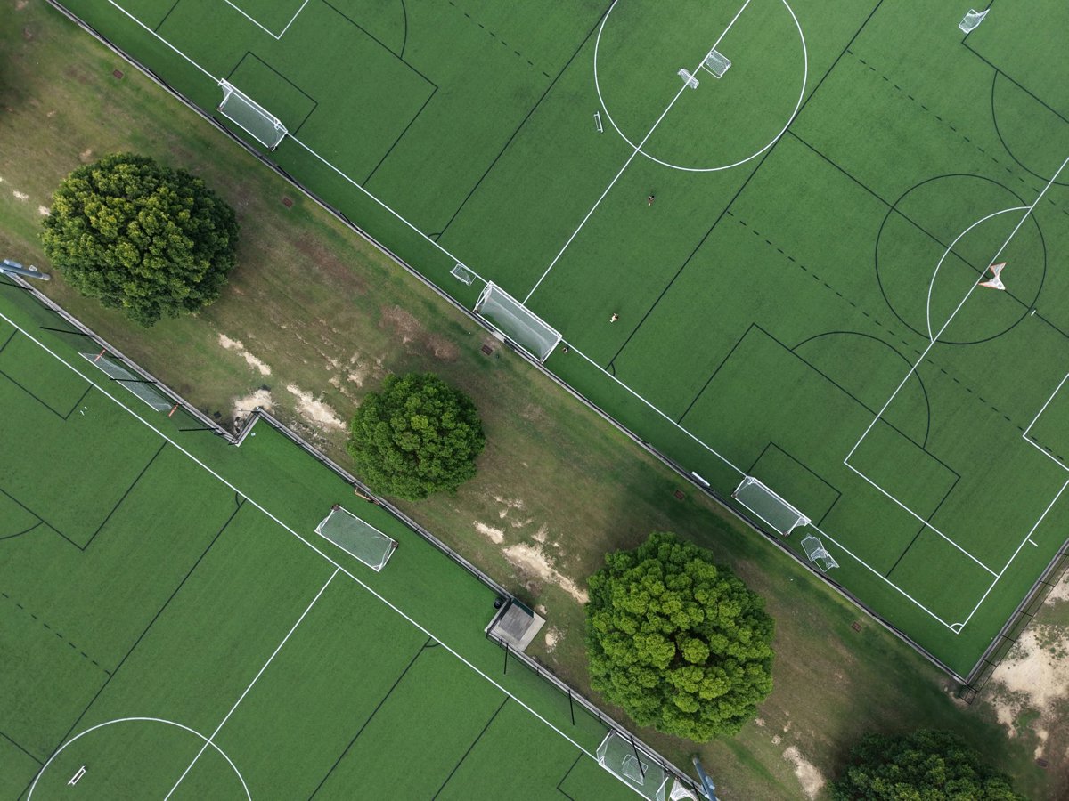 Thumbnail preview for 3D Drone Model of Soccer Field 2 Thomas Brooks Park Fields in Cary, North Carolina, United States