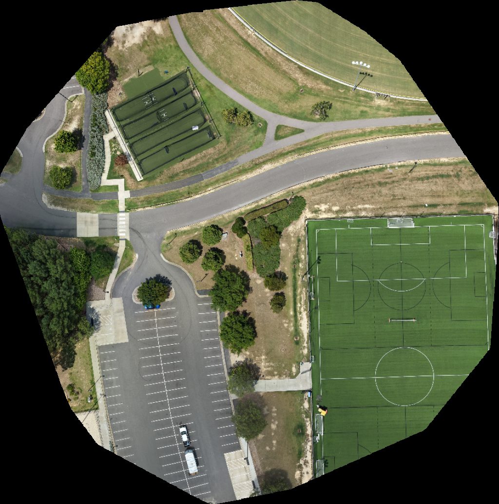 Thumbnail preview for Drone Map of Thomas Brooks Cricket Nets Batting Cage Soccer Field 1 in Cary, North Carolina, United States