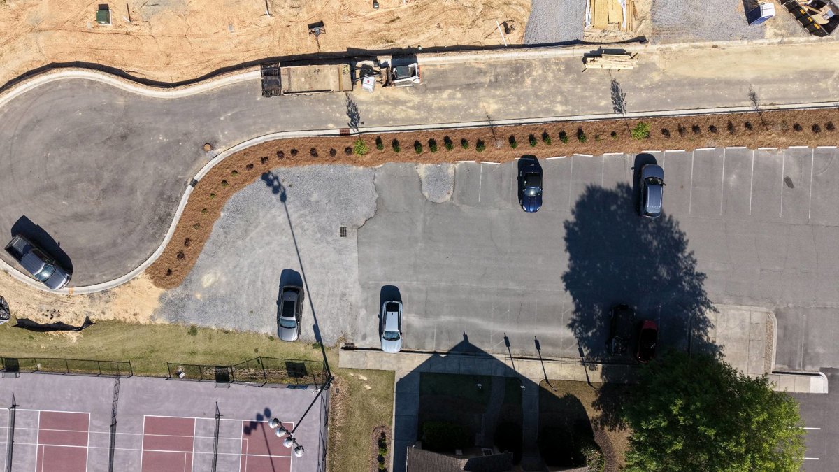 Drone 3d model of Palisades Taekwondo Academy Nmotion Performance and Recovery in Palisades Aerial drone 3d model in Charlotte, Nc, US