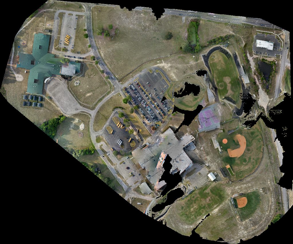Drone map of Stoney Point Elementary PTA Recreation Center in Jack Britt Aerial drone map in Fayetteville, Nc, US