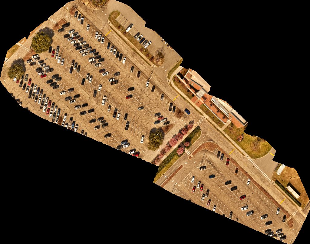 Drone map of FTCC Bookstore Pearson VUE Testing Center in Terry Sanford Aerial drone map in Fayetteville, Nc, US