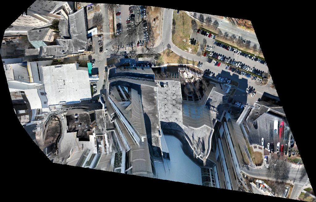 Drone map of M Drew Honaker MD Debra K Taft FNP C in Medical District Aerial drone map in Greenville, Nc, US