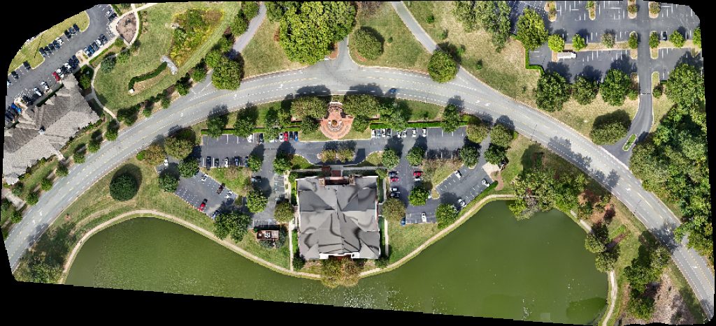 Drone map of Exencial Wealth Advisors Old North State Iron Doors in wealth advisors Aerial drone map in Huntersville, Nc, US