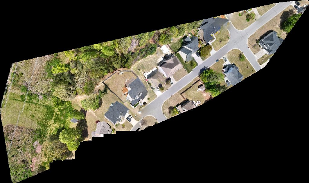 Drone map of Benjamin Plumbing inc Ronuka Foundation in Rockbridge Aerial drone map in Knightdale, Nc, US