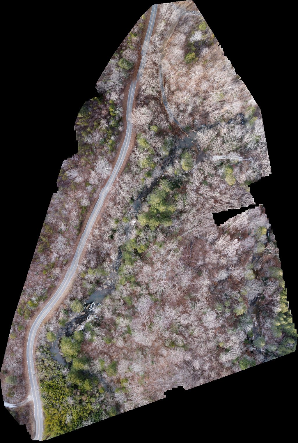 Drone map of Father Son Enterprises Hopeful Havens20 in gold river camp Aerial drone map in Marion, Nc, US