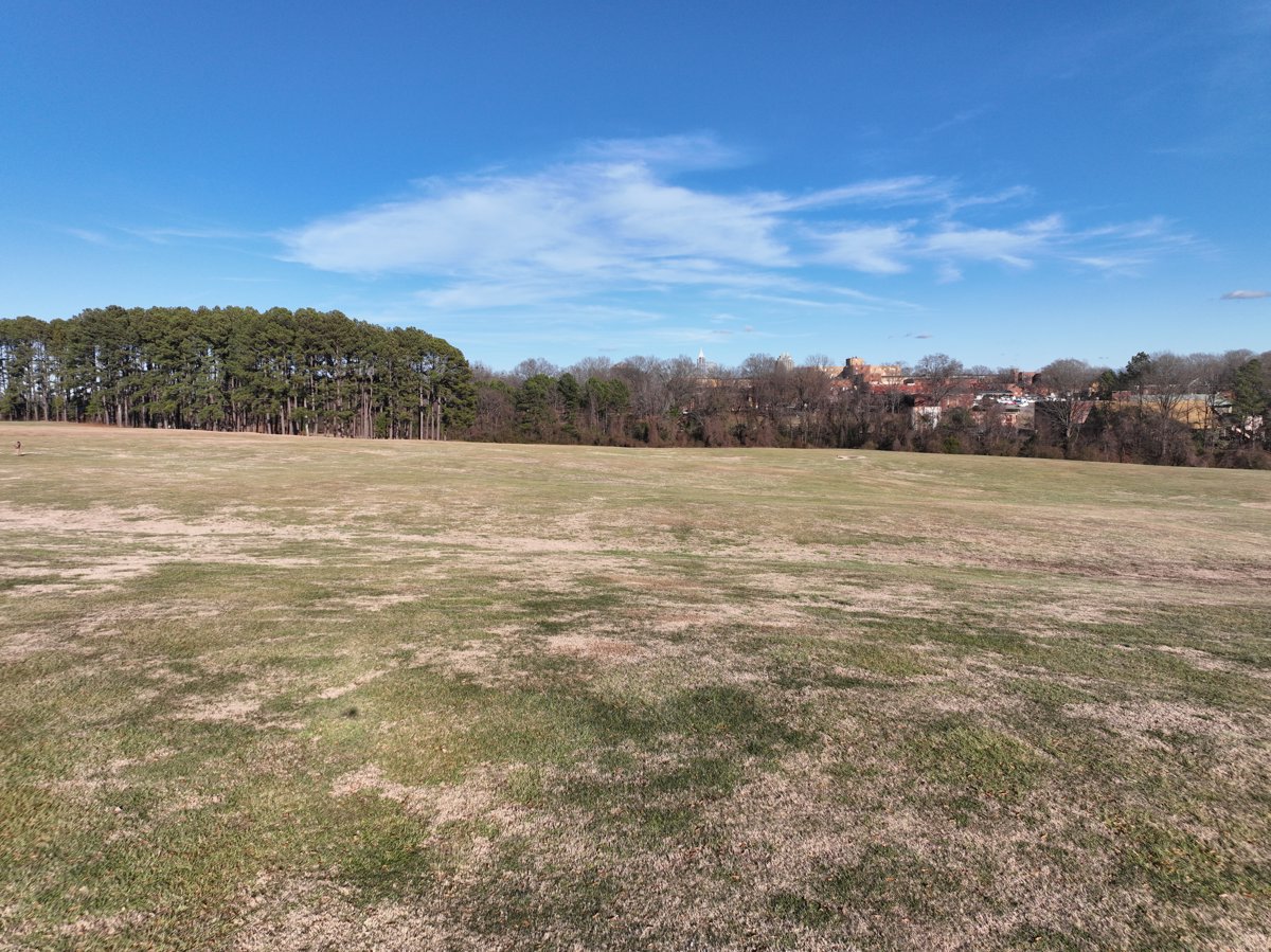 Drone 3d model of L M Warehouse and Packing INC Dorothea Dix Hammock Area in Southwest Raleigh Aerial drone 3d model in Raleigh, Nc, US