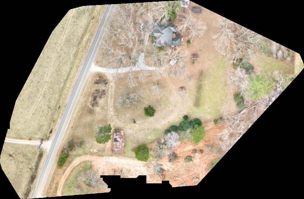 Drone map of Johns Manville Big Sky Homes Inc in cedar knolls Aerial drone map in Youngsville, Nc, US