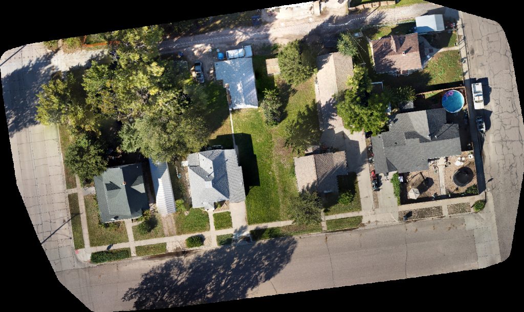 Drone map of Kids Zone Daycare St Luke Catholic Church Aerial drone map in Ogallala, Ne, US