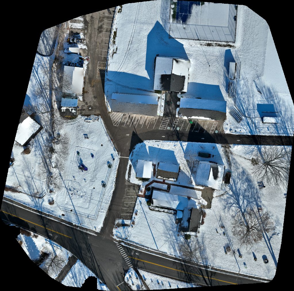 Drone map of Tuck Building Recreation Parks Aerial drone map in Hampton, Nh, US