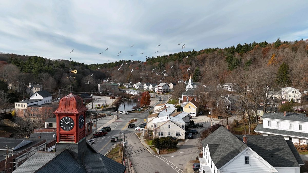 Drone 3d model of Building Inspector Selectmen Aerial drone 3d model in Wilton, Nh, US
