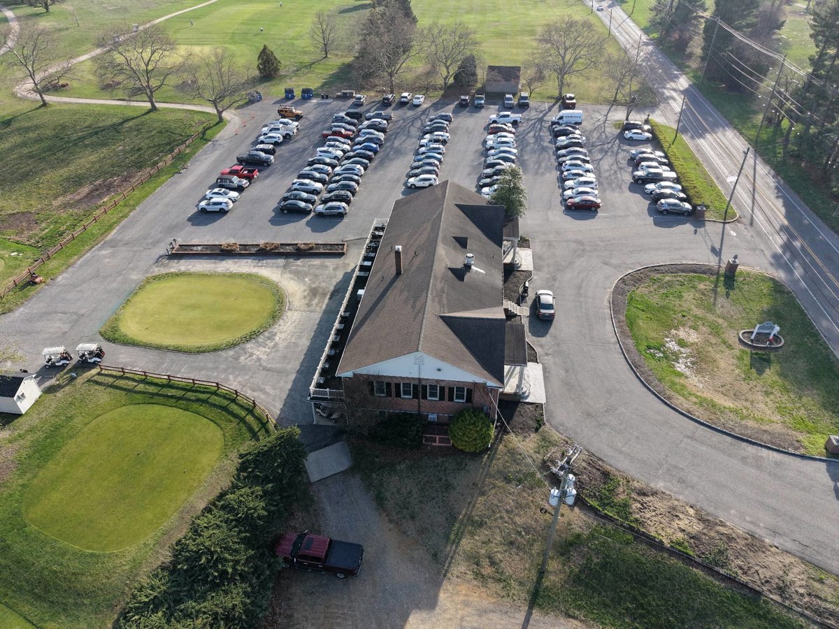 Drone 3d model of Westwood Bar Golf Club in west deptford Aerial drone 3d model in Woodbury, Nj, US