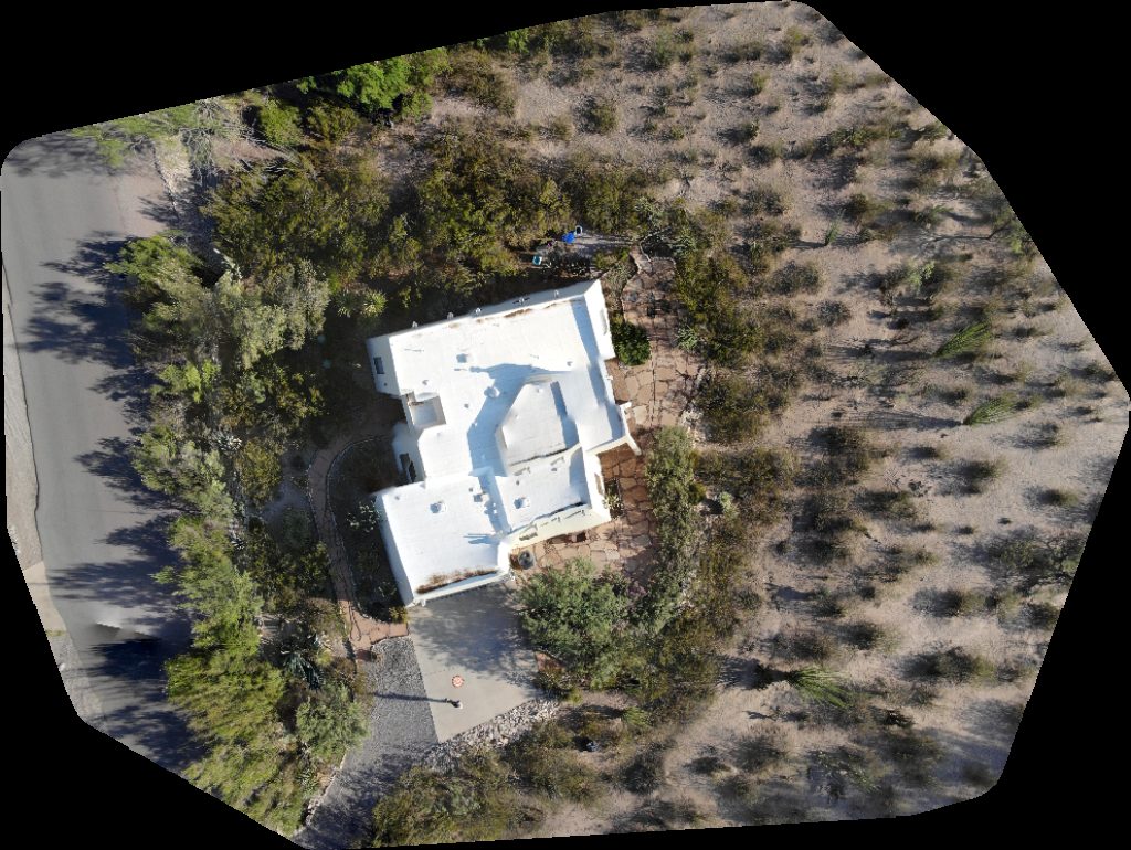 Drone map of Chinmaya Mission Rio Grande Lilley Engineering Inc Aerial drone map in Las Cruces, Nm, US