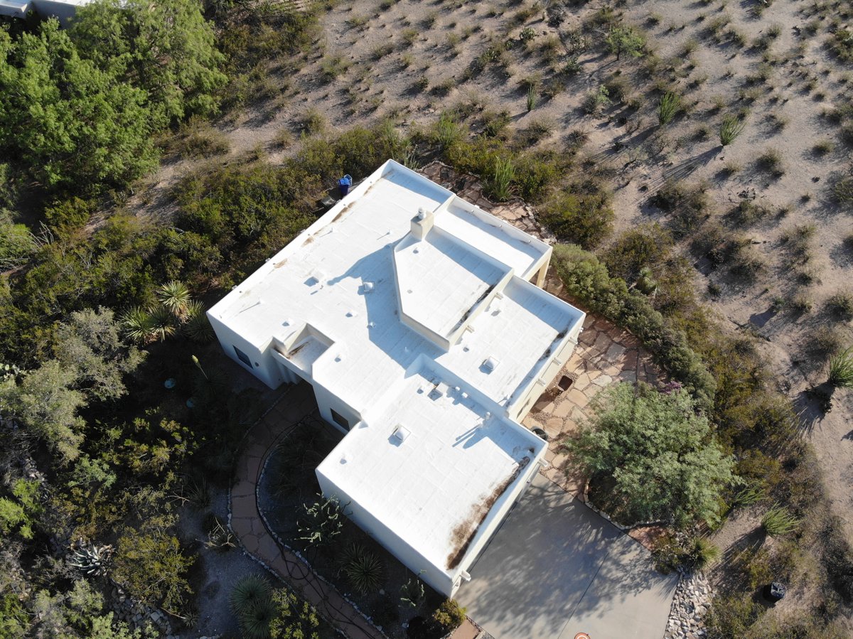 Drone 3d model of Chinmaya Mission Rio Grande Lilley Engineering Inc Aerial drone 3d model in Las Cruces, Nm, US
