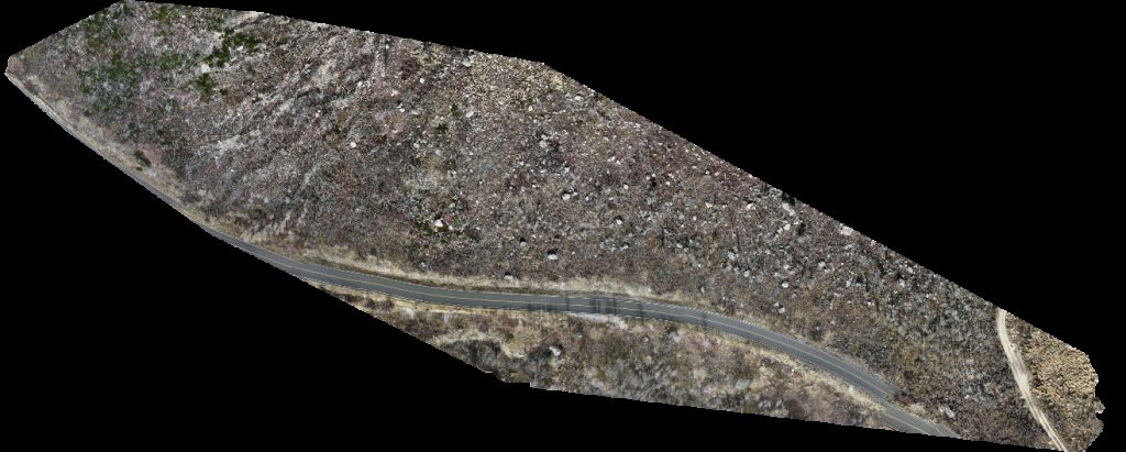 Drone map of Thomas Canyon Campground Right Fork Trail in camp lamoille Aerial drone map in Spring Creek, Nv, US