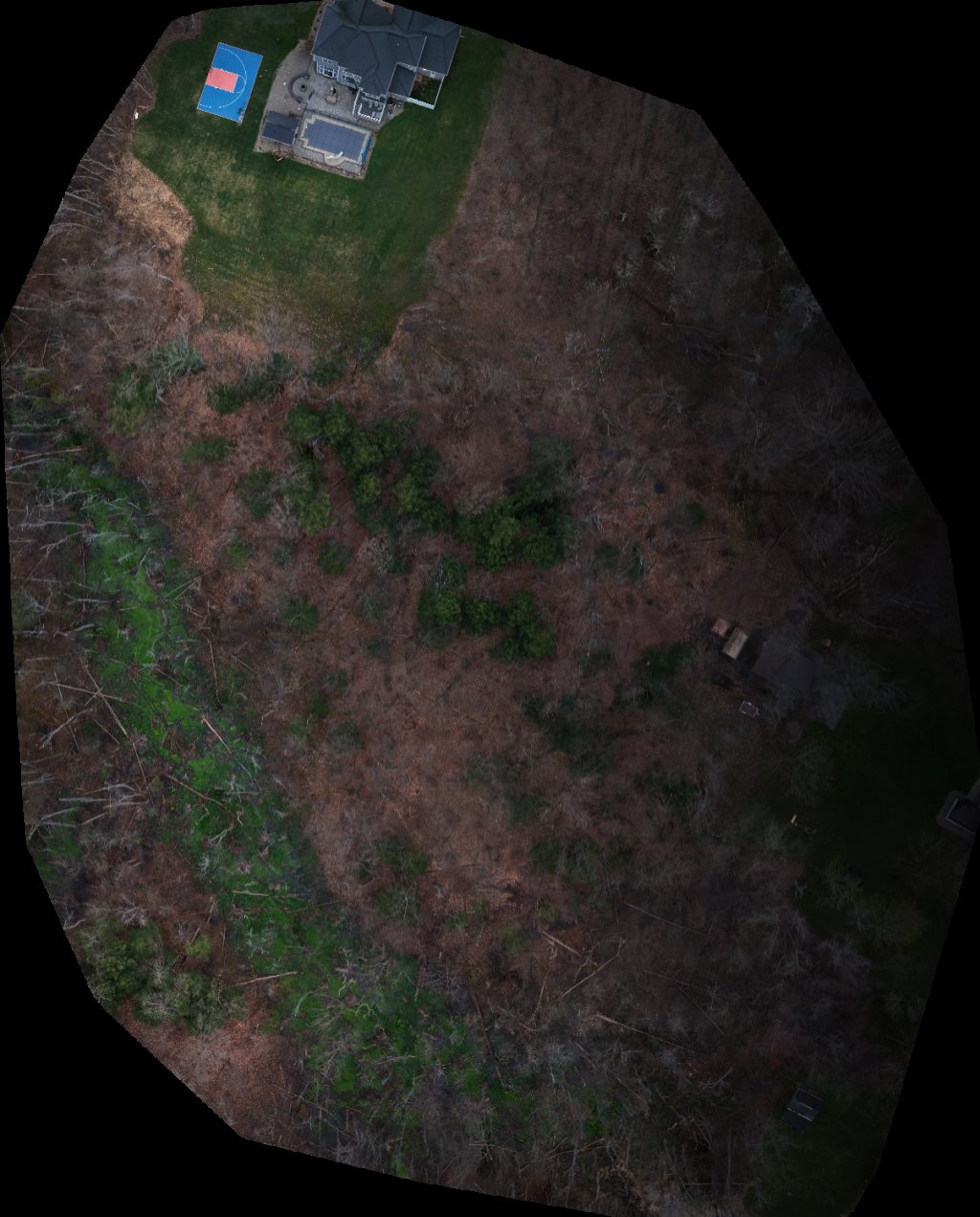 Drone map of Ed Shampine Bathtub Refinishing Buza Construction Of Cny Inc in opie s eclectic Aerial drone map in Cicero, Ny, US
