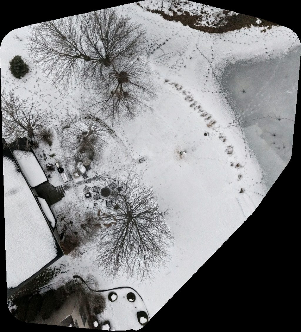 Drone map of Woodgate Farms Community Center Personal Touch Painting Aerial drone map in Cuyahoga County, Oh, US