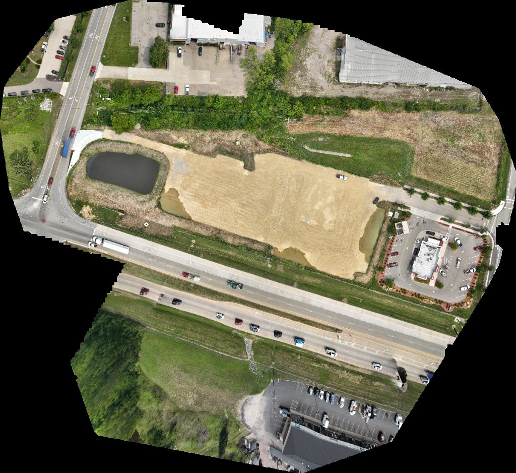 Thumbnail preview for Drone Map of Arby S Vapology Inc in Monroe, Ohio, United States