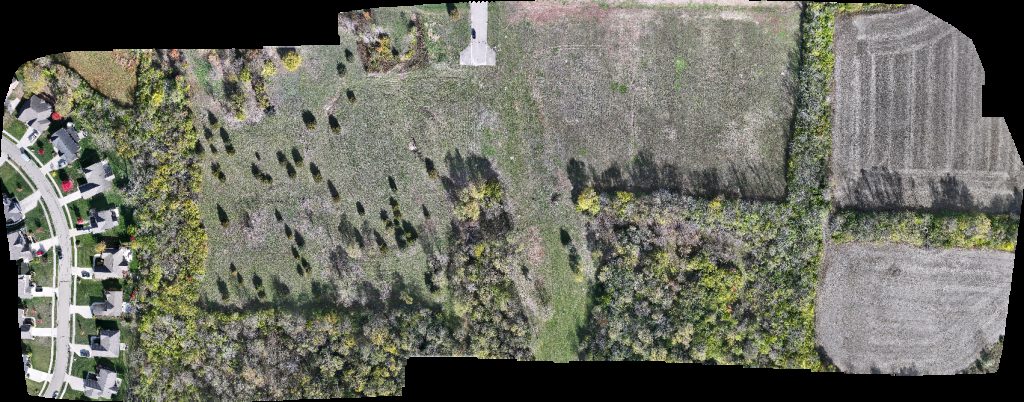 Drone map of Penske Truck Rental IceCream Sundea Helmets Aerial drone map in Monroe, Oh, US