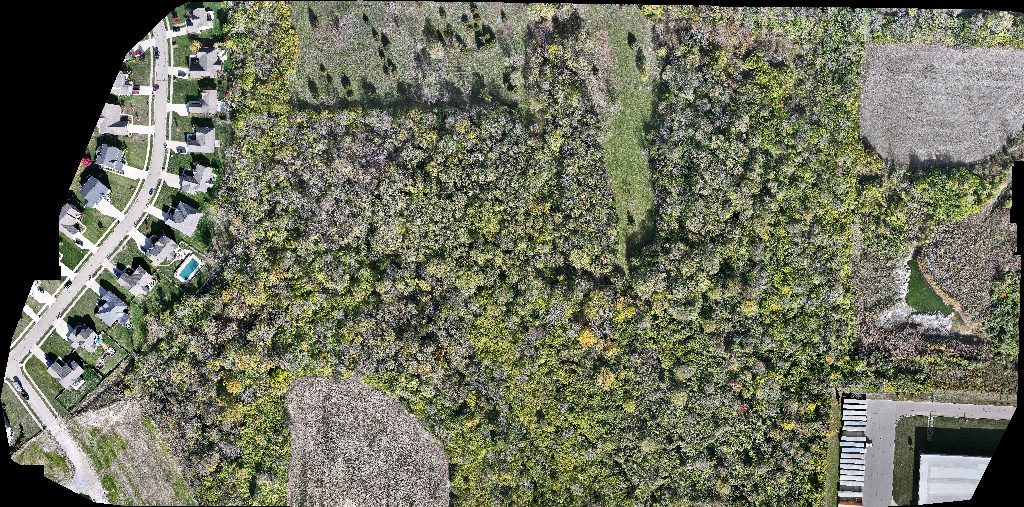 Drone map of Penske Truck Rental IceCream Sundea Helmets Aerial drone map in Monroe, Oh, US