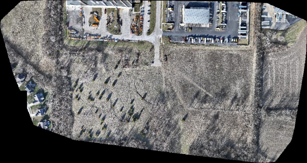 Drone map of Penske Truck Rental McGraw Kokosing Aerial drone map in Monroe, Oh, US