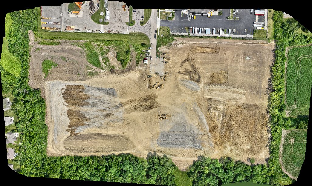 Thumbnail preview for Drone Map of Penske Truck Rental Mcgraw Kokosing in Monroe, Ohio, United States