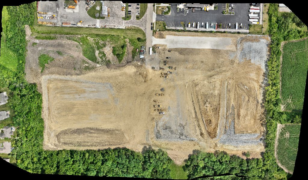 Thumbnail preview for Drone Map of Penske Truck Rental Mcgraw Kokosing in Monroe, Ohio, United States
