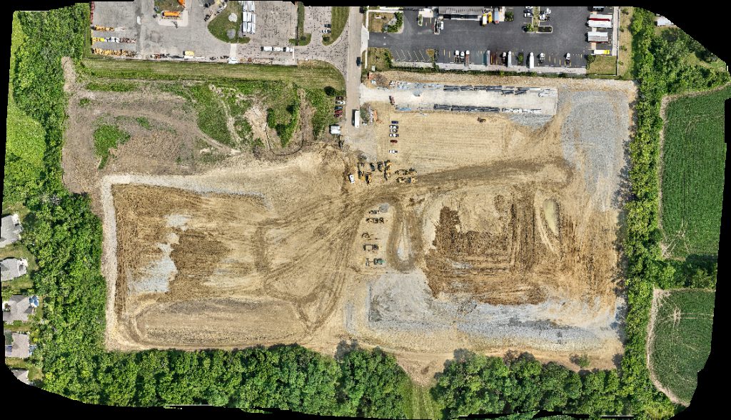 Thumbnail preview for Drone Map of Penske Truck Rental Mcgraw Kokosing in Monroe, Ohio, United States
