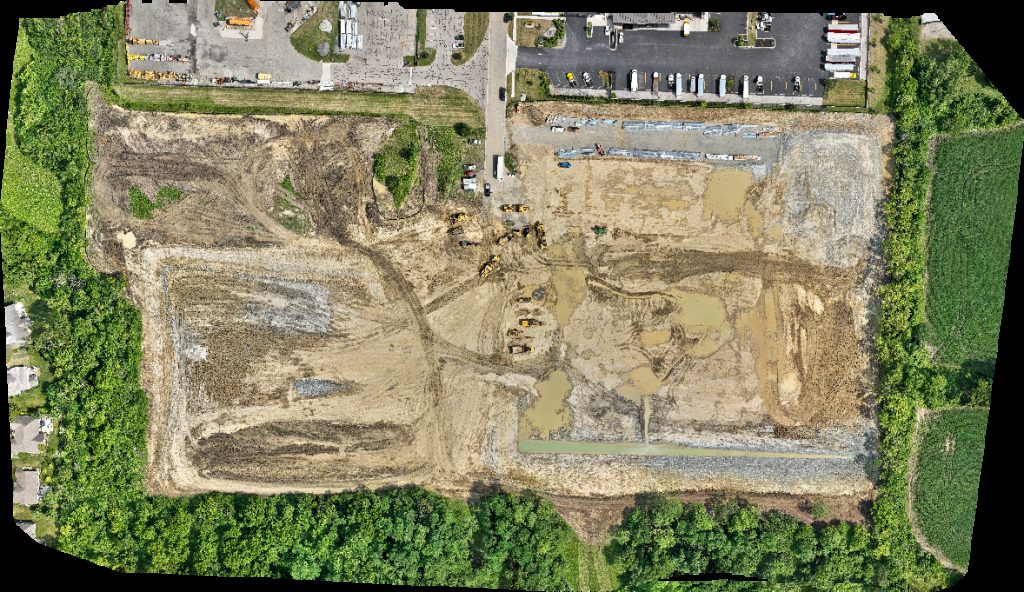 Thumbnail preview for Drone Map of Penske Truck Rental Mcgraw Kokosing in Monroe, Ohio, United States
