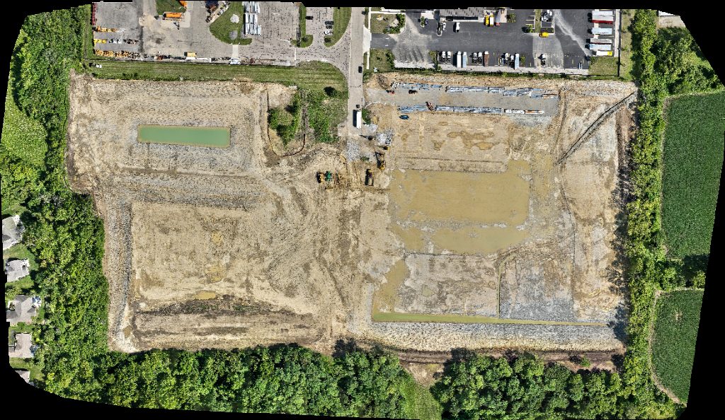 Thumbnail preview for Drone Map of Penske Truck Rental Mcgraw Kokosing in Monroe, Ohio, United States
