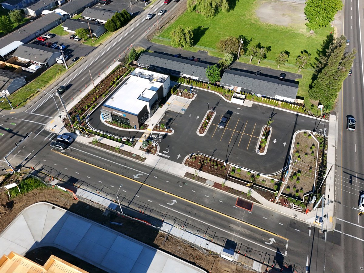 Drone 3d model of WB Adair St 4th Walmart TM 35 N Aerial drone 3d model in Cornelius, Or, US