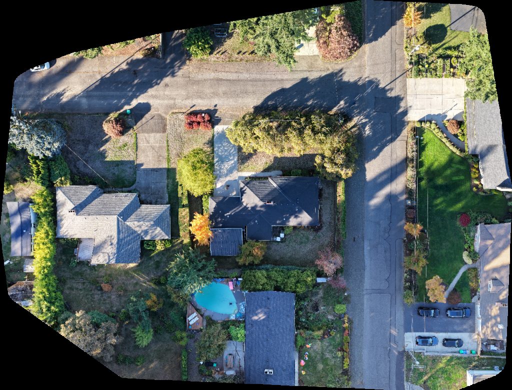 Drone map of DJ Dan Weisman Tender Care in Wilkes Community Group Aerial drone map in Portland, Or, US