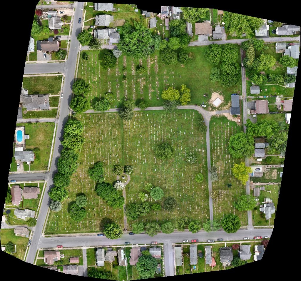 Drone map of Sheridan St George At in East End Aerial drone map in Williamsport, Pa, US
