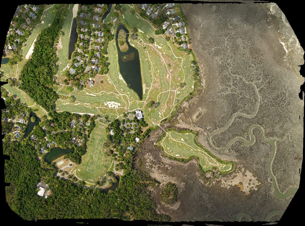 Drone map of Colleton River Club Tennis Center in Colleton River Club Aerial drone map in Bluffton, Sc, US