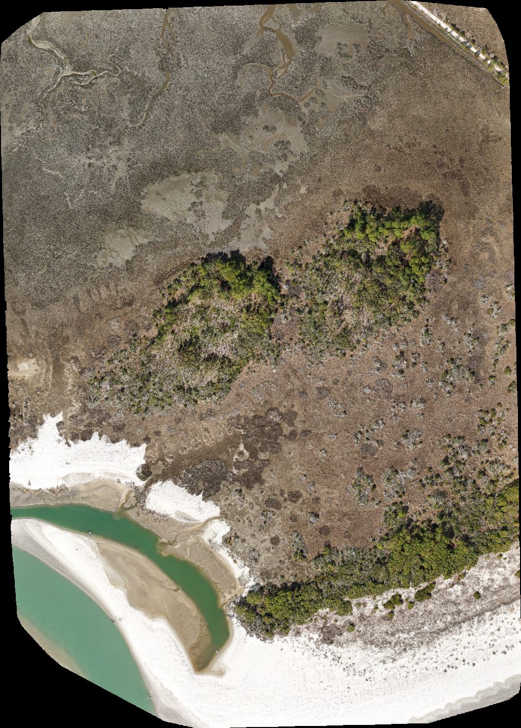 Drone map of INLET POINT Villas Fantastic 1st Floor Unit Cherry Grove North Myrtle 2 BDRM in cherry grove Aerial drone map in Horry County, Sc, US