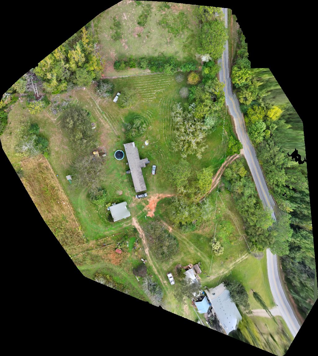 Drone map of Rabbits Unlimited Bethel Mennonite Chapel Aerial drone map in Iva, Sc, US