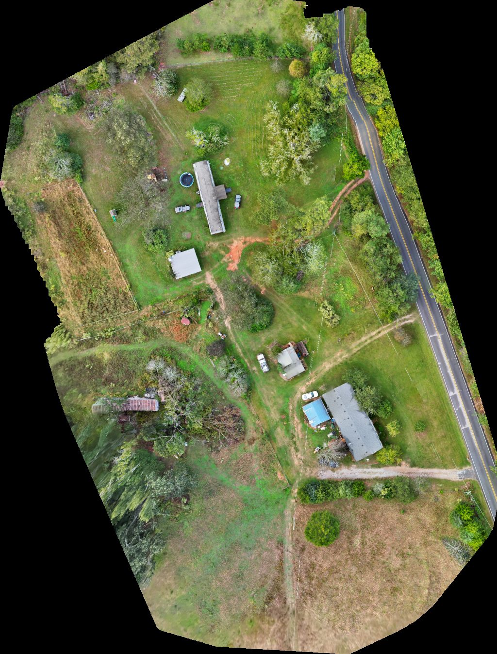 Drone map of Rabbits Unlimited Bethel Mennonite Chapel Aerial drone map in Iva, Sc, US